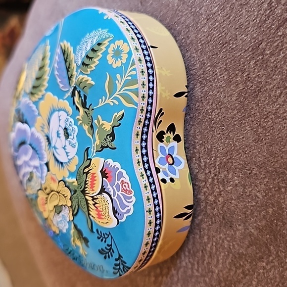 3/$30 BRIGHTON Floral Heart Jewelry Tin Box - Picture 4 of 9
